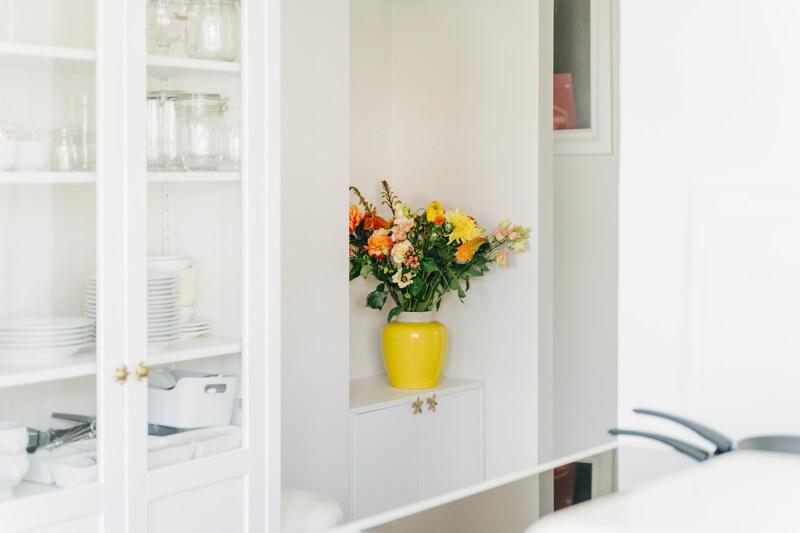 Kitchen of a family-friendly apartment in Knokke, close to the beach