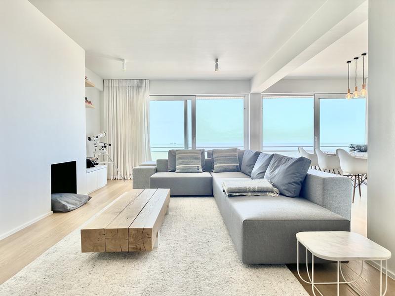 Luxury design apartment with sea view on the 4th floor in Knokke le Zoute
