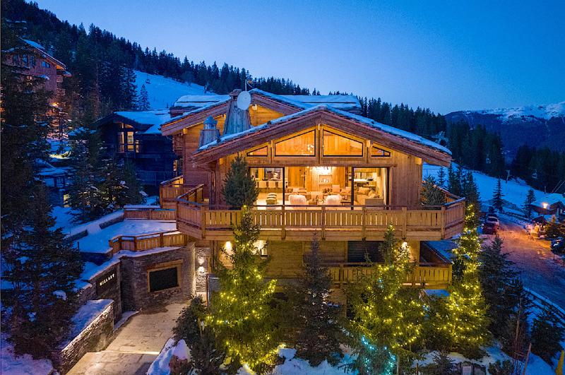 Ski-in/ski-out luxury chalet in Courchevel 1850 — Chalet Hillary Courchevel, Courchevel 1850