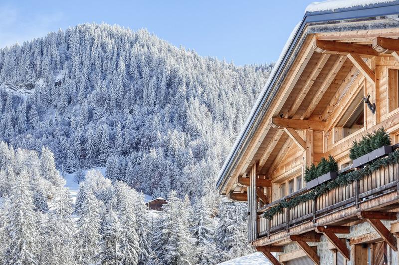 Chalet de luxe à Megève avec terrasse et vue sur la montagne