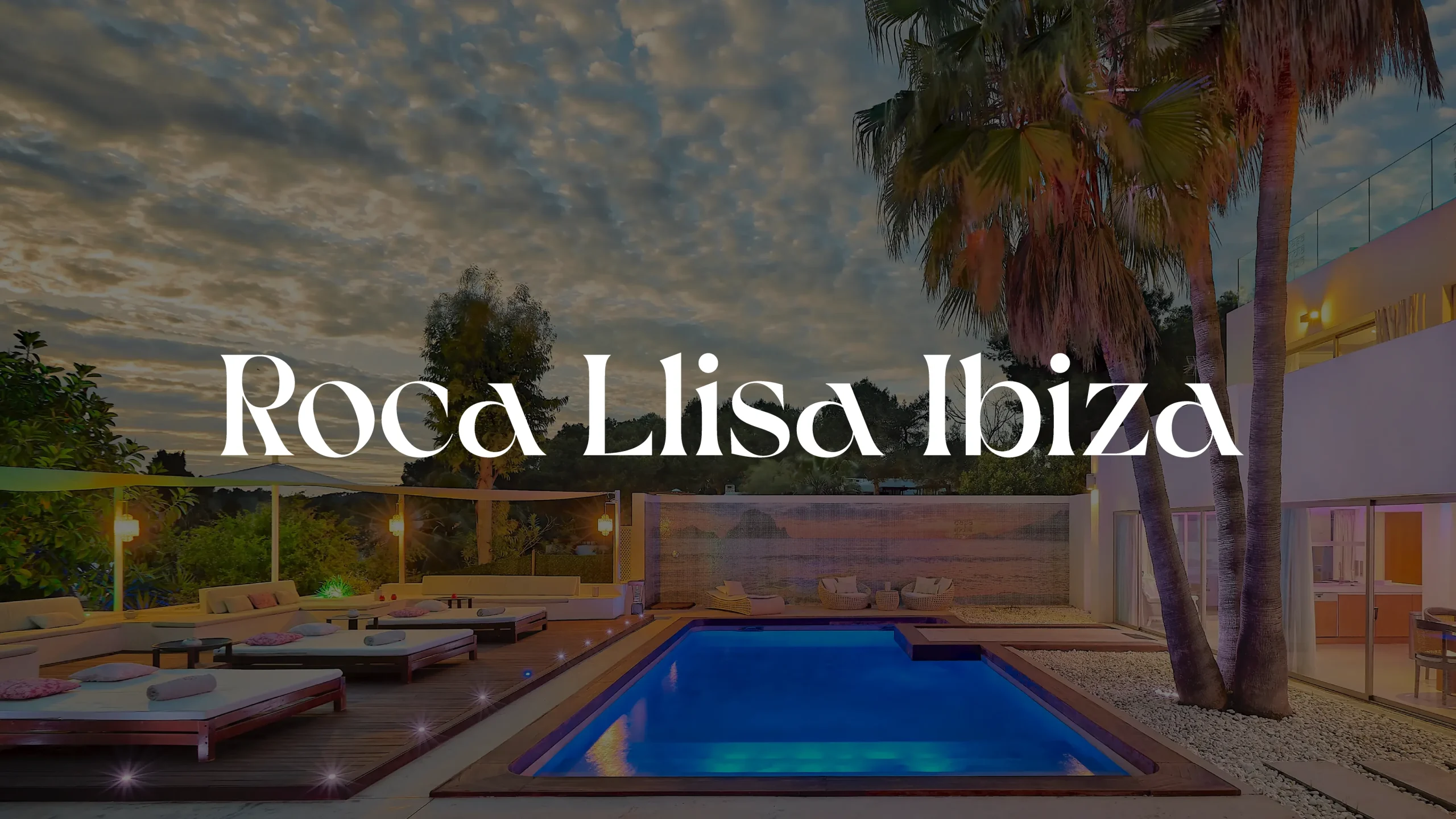 Luxury holiday villa with pool Ibiza