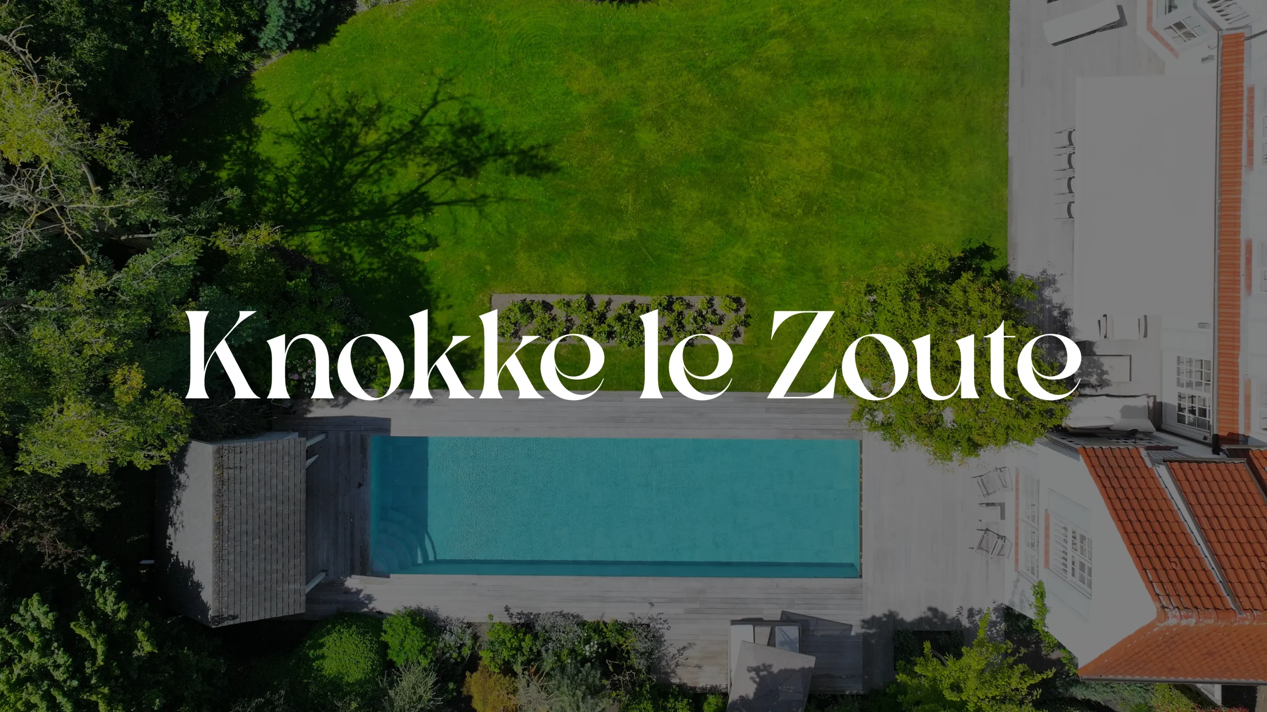 Luxury holiday villa in Knokke Belgium with private pool